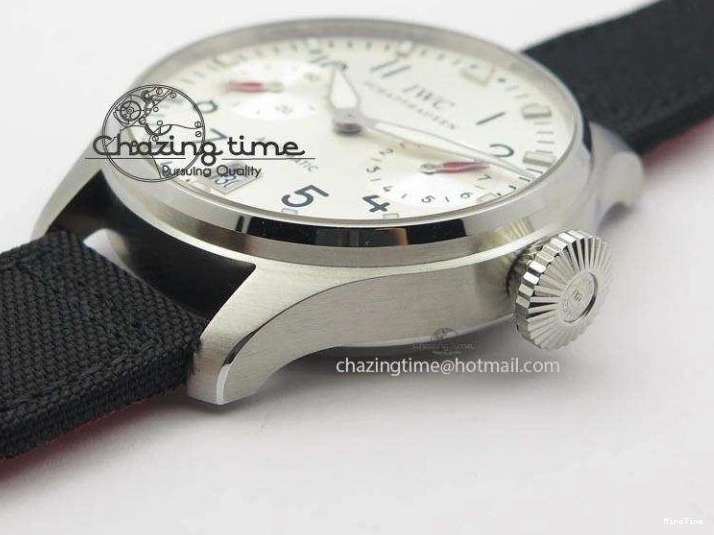 MIROTIME 0215 Big Pilot Real PR IW500432 DFB Limited Edition ZF 1:1 Best Edition On Black Nylon Strap A Fashionable 7276